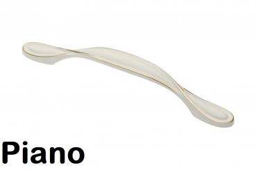 Möbelgriff ROYAL Weiss und Gold